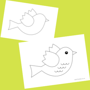printable templates of birds