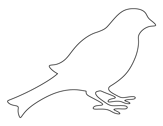 printable templates of birds