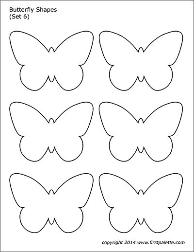 printable templates of butterflies