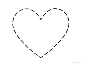 printable templates of hearts