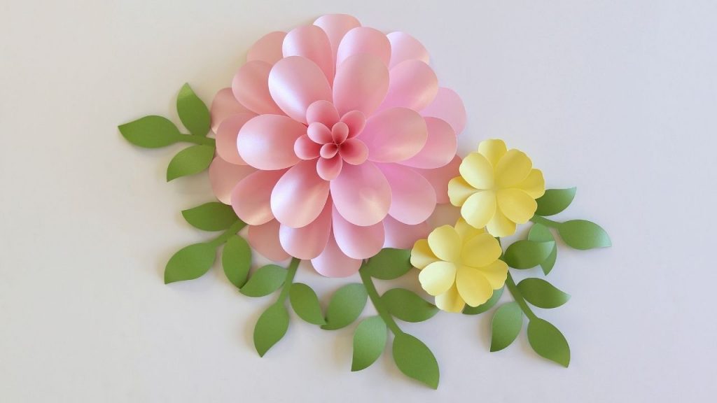 Paper Dahlia Tutorial (with Free Templates) - FancyBloom - FancyBloom