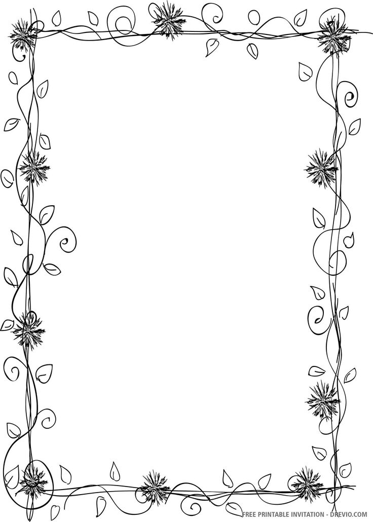 FREE PRINTABLE) - DIY Printable Wedding Invitation Templates