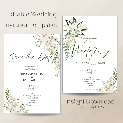 printable templates wedding
