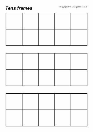 Free Printable Tens Frames for Primary School - SparkleBox