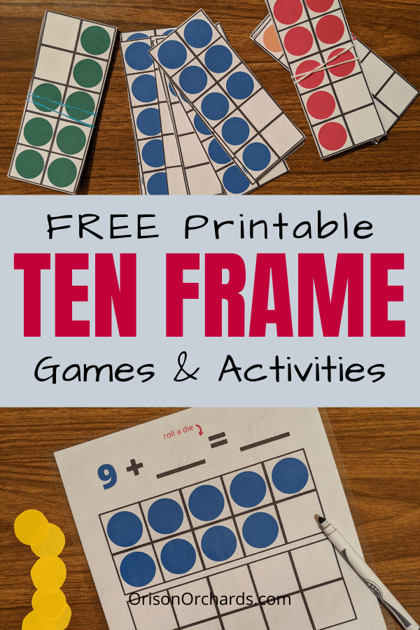 Free Printable Ten Frame &  Games | Orison Orchards