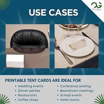 Avery® Print-to-the-Edge Tent Cards with Sure Feed® Technology ...
