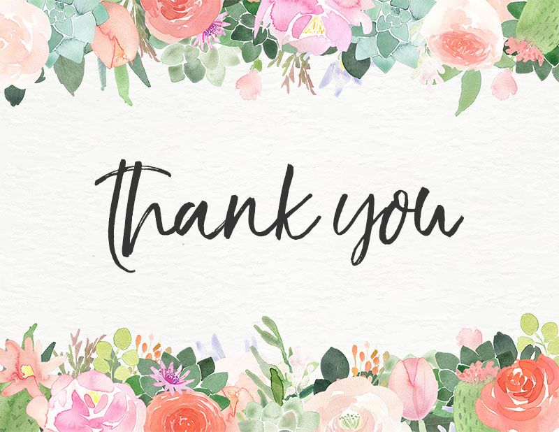 10 Free Printable Thank You Cards You Cant Miss - The Cottage ...