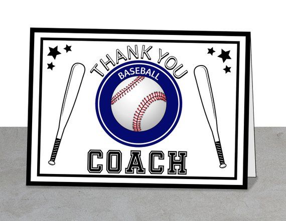 printable thank you cards baseball