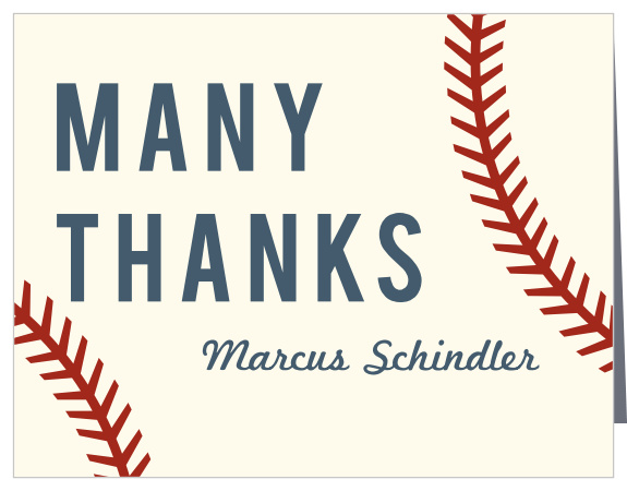 printable thank you cards baseball