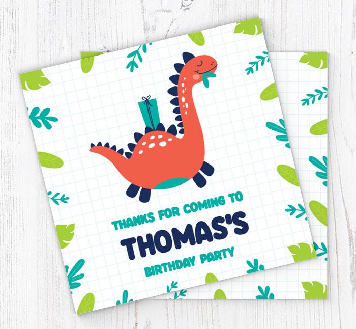 printable thank you cards dinosaur