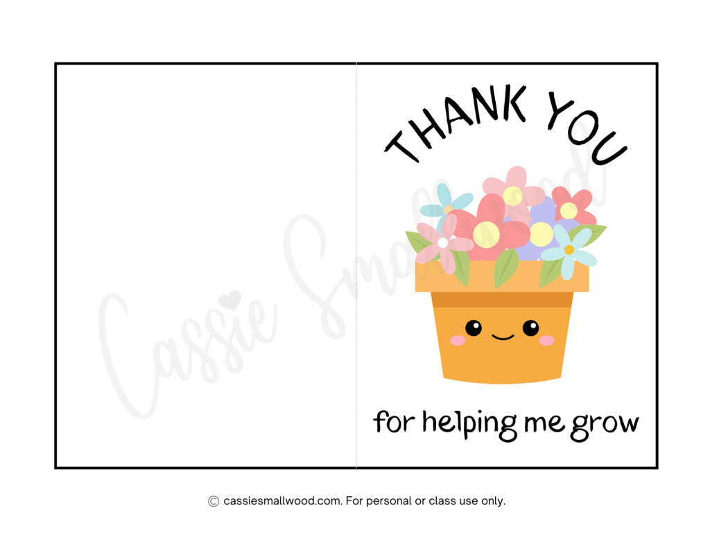 THE BEST Teacher Thank You Cards 21 Free Printables Cassie 