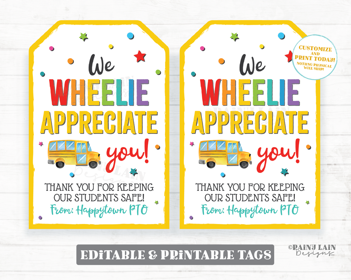 Free Printable Bus Driver Appreciation Cards