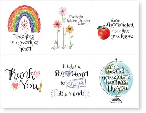 printable thank you cards for sunday school teachers