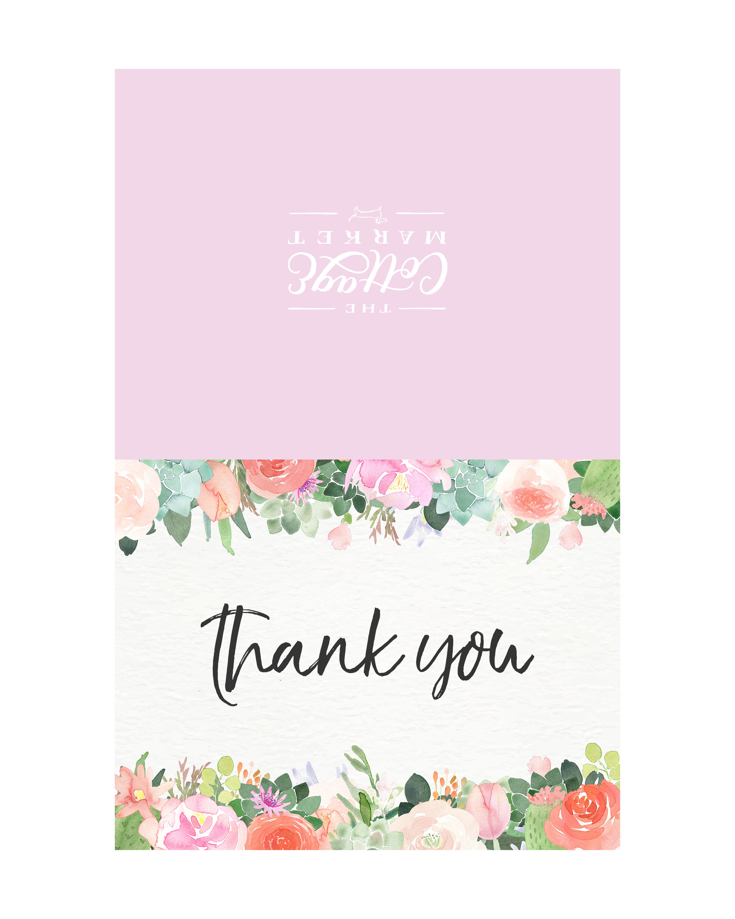printable thank you cards free
