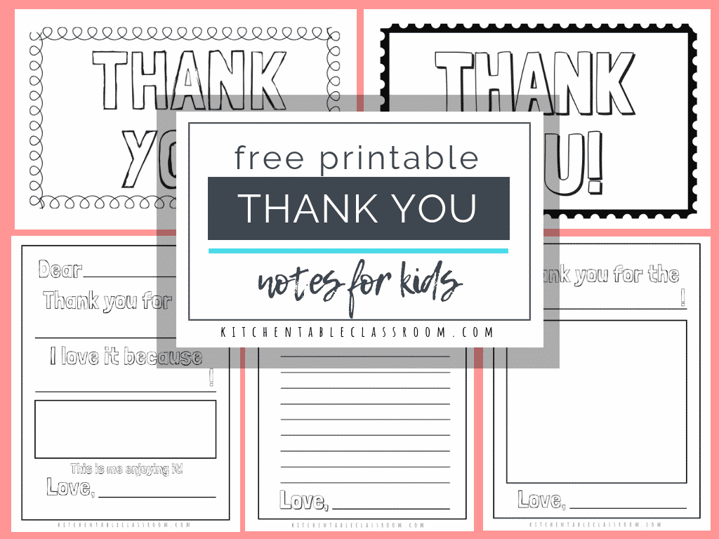 printable thank you cards free