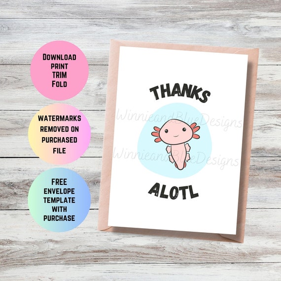 printable thank you cards funny