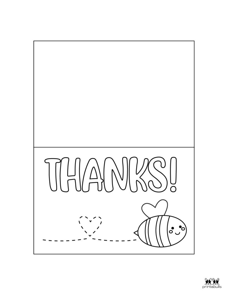 printable thank you cards school