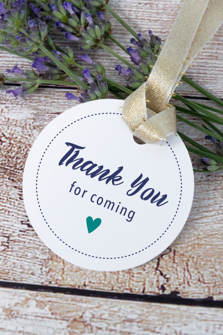 printable thank you for coming gift tags