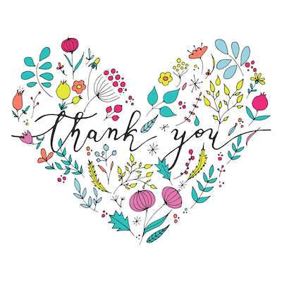 printable thank you heart