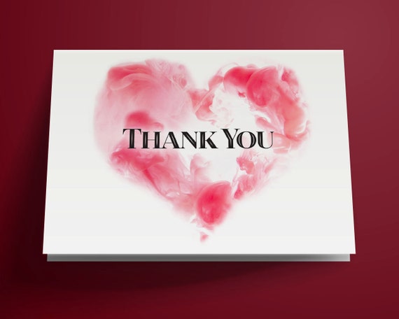 printable thank you heart