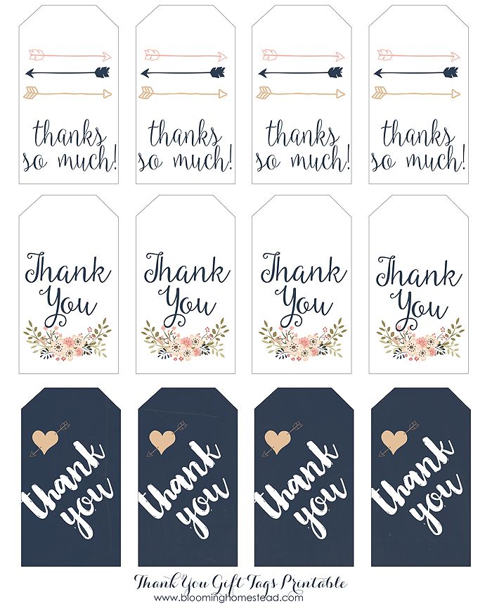 printable thank you labels for favors