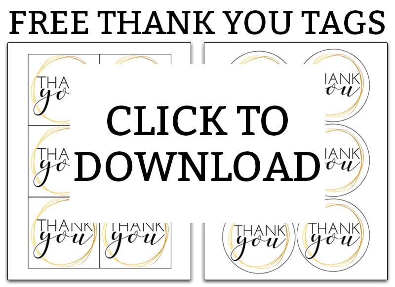 printable thank you labels for favors