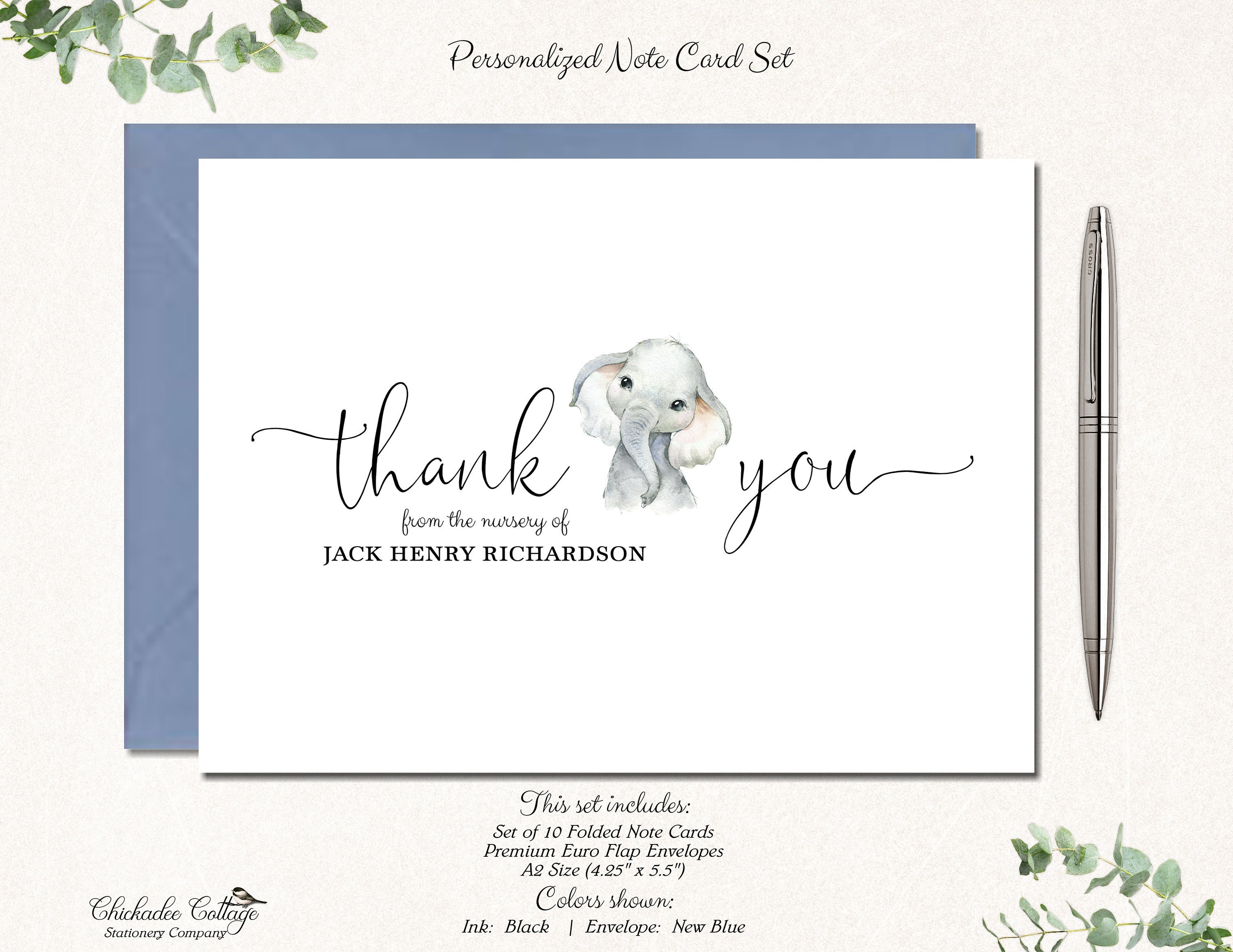 printable thank you notes for baby gifts