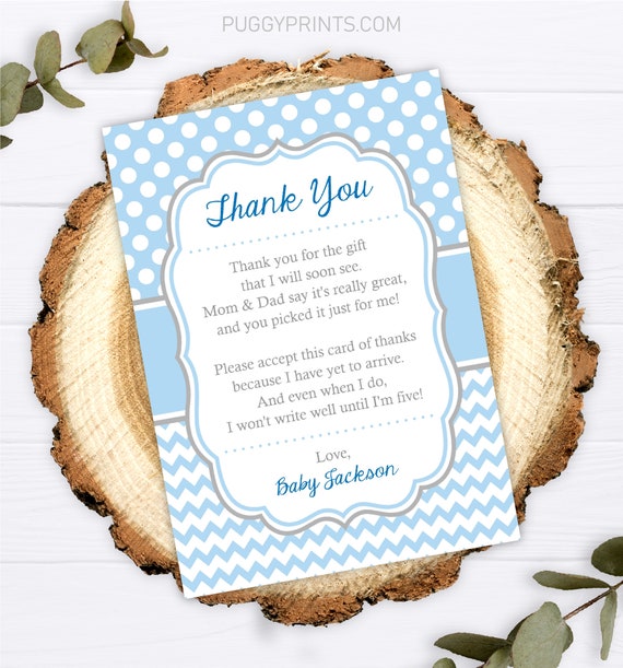 printable thank you notes for baby gifts