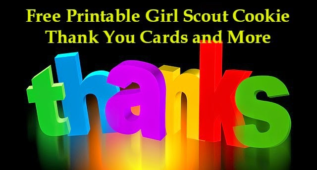 printable thank you notes for girl scout cookies