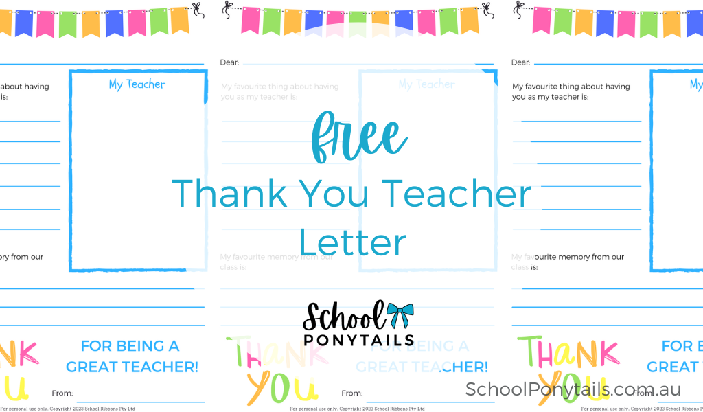 printable thank you notes to teachers