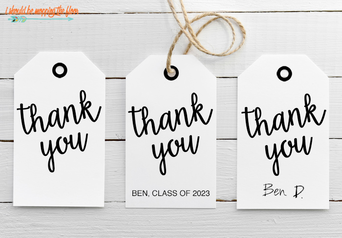 printable thank you tags for gift bags