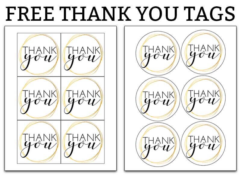 printable thank you tags for gift bags