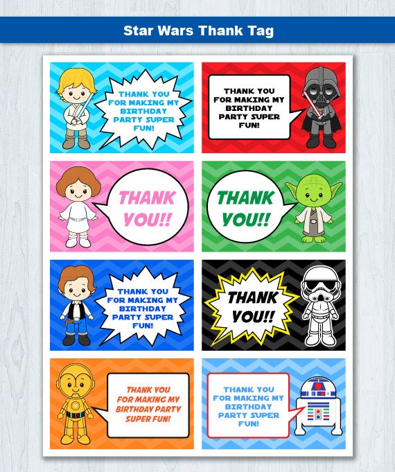 printable thank you tags star wars