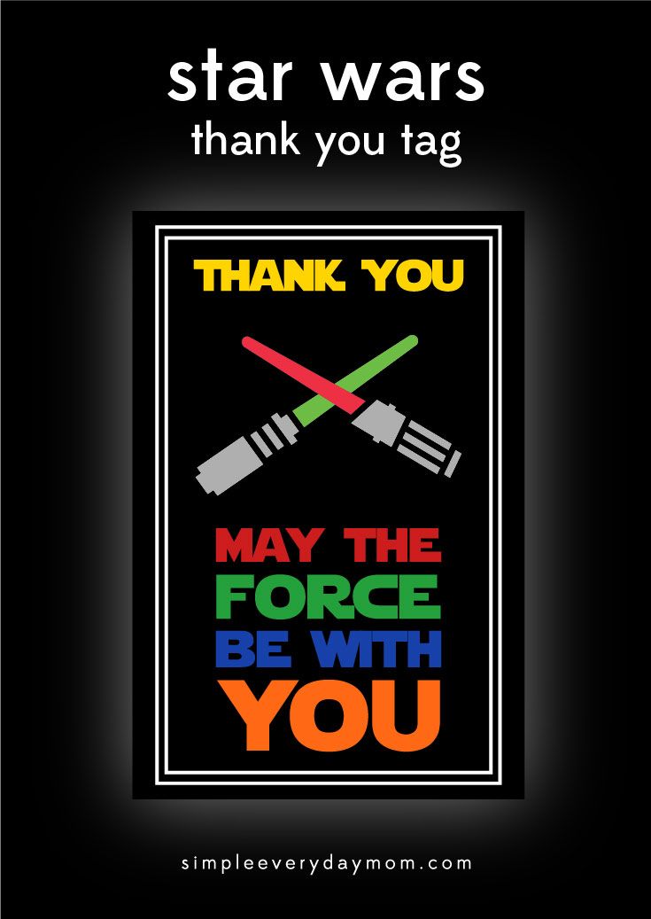 printable thank you tags star wars