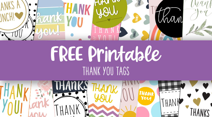 printable thank you tags wedding