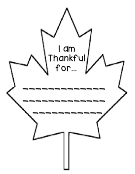 printable thankful leaves