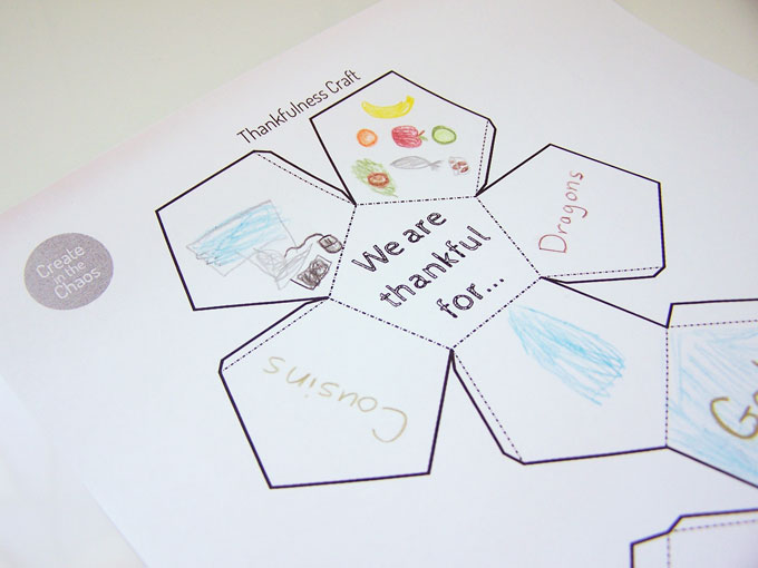 Thanksgiving Printable - Create in the Chaos
