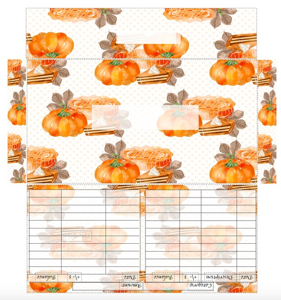Set of 4 Thanksgiving Theme Cash Envelopes-printable  