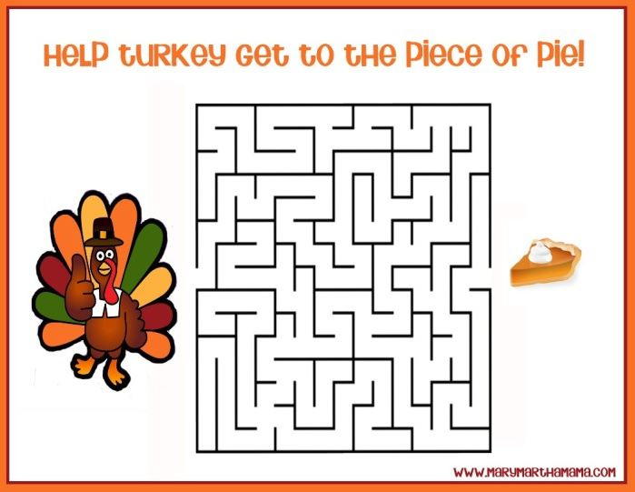 printable thanksgiving games