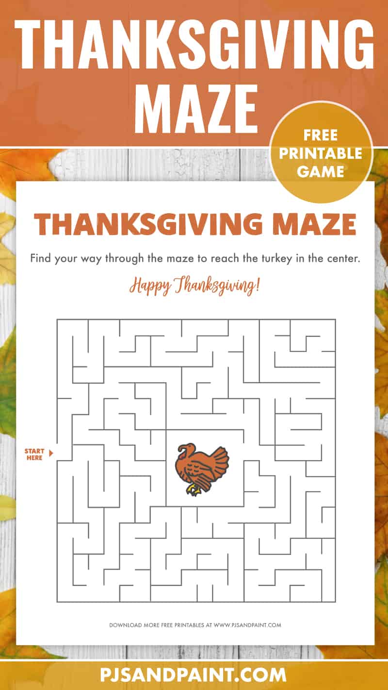 printable thanksgiving games