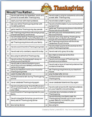 printable thanksgiving games