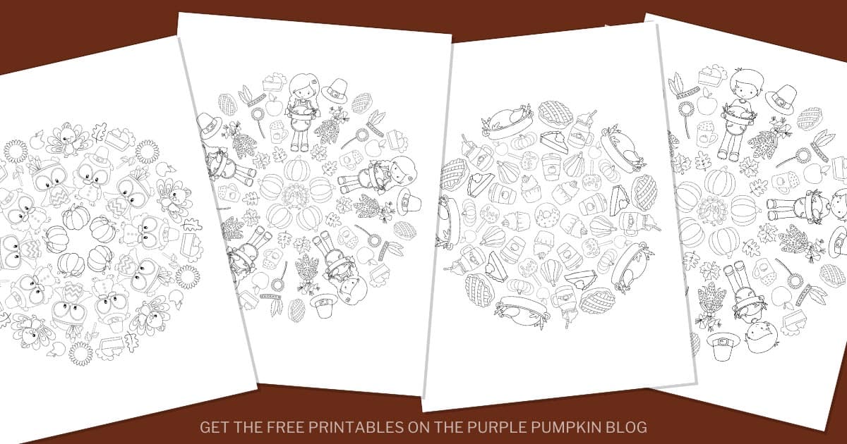 printable thanksgiving mandalas