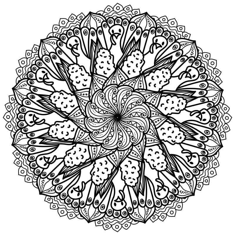 printable thanksgiving mandalas