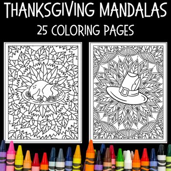 printable thanksgiving mandalas