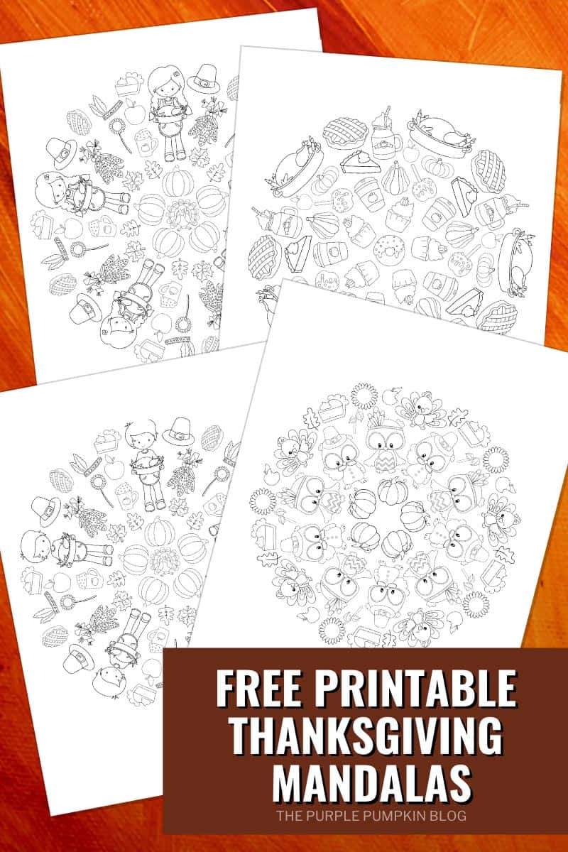printable thanksgiving mandalas