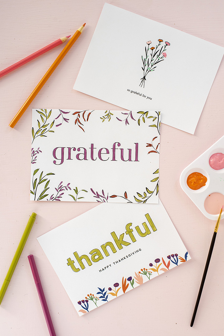 Free Printable Thanksgiving Cards, Create and Print Free Printable ...