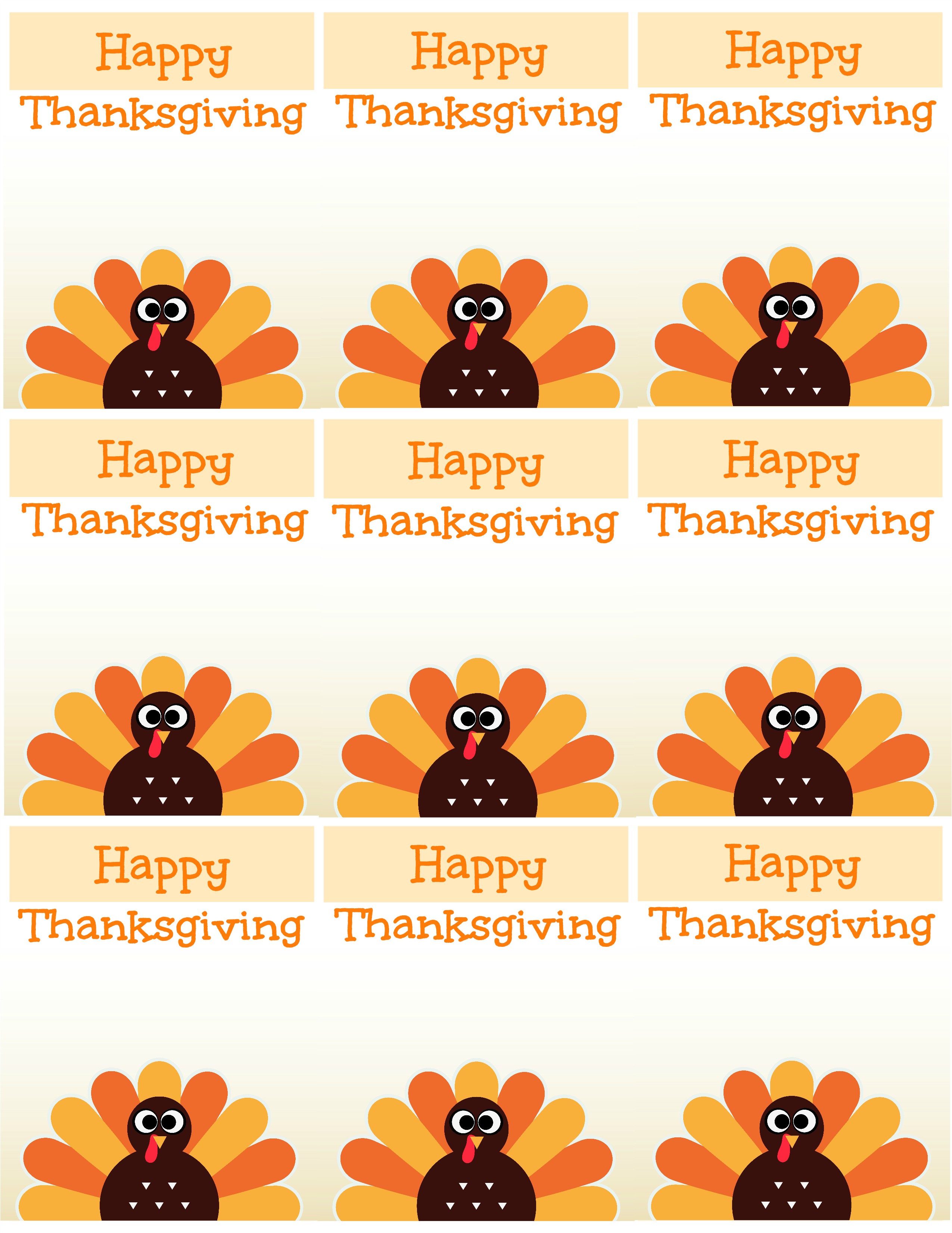 printable thanksgiving place card holders