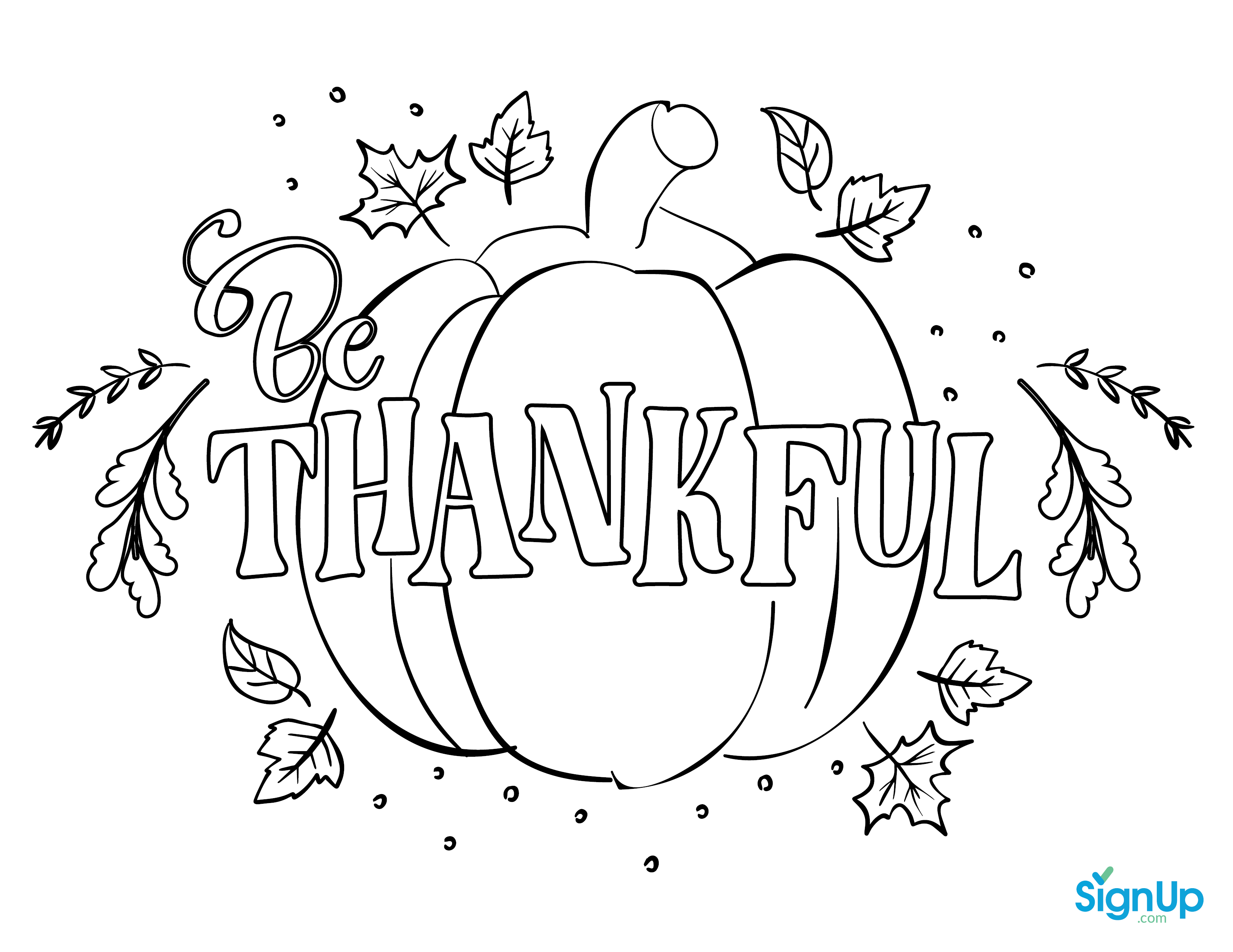 printable thanksgiving signs