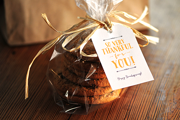 Free Thanksgiving Gift Tags &  Note Card Printables