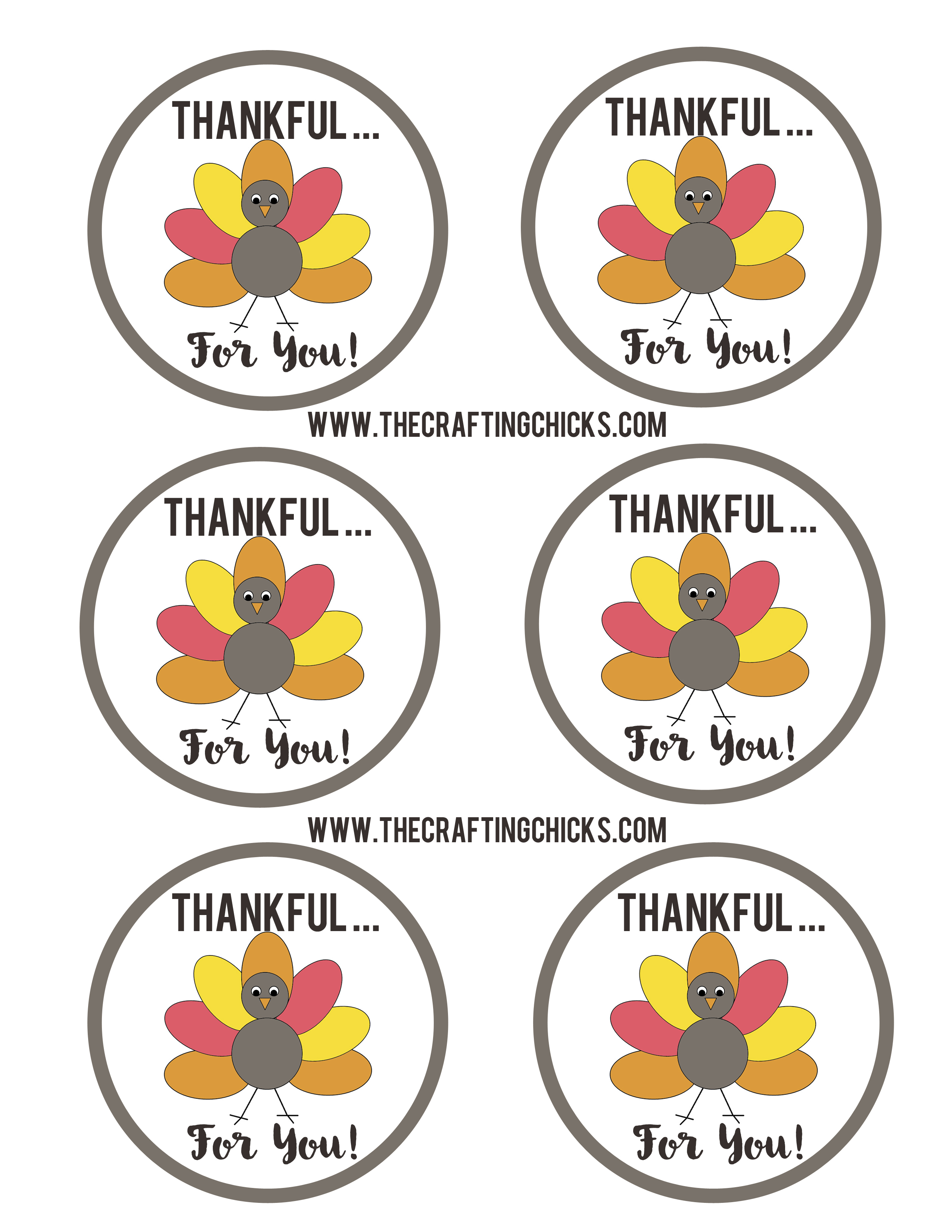 Free Printable Thankful Tags